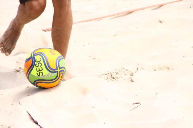 Indoor store beach soccer